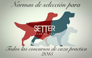Normas de Selección Para Concursos de Caza Practica 2015 Setter Club España
